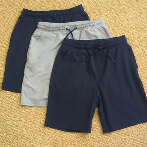 Three pair size large Vineyard Vines performance shorts